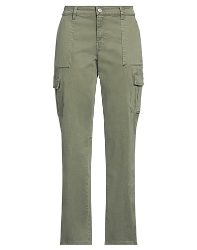 GUESS Denim trousers Military green 54% Lyocell, 34% Cotton, 9% Elastomultiester, 3% Elastane