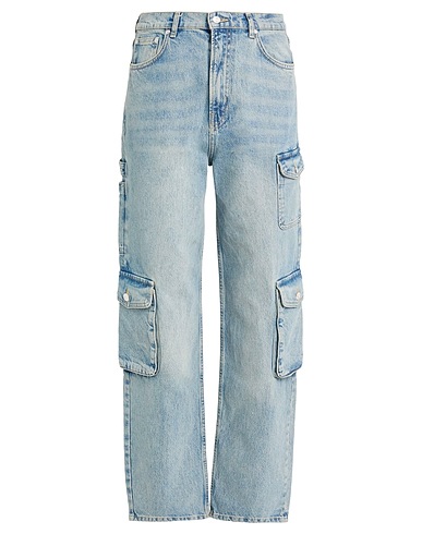 MOSCHINO JEANS Denim trousers Blue 100% Cotton