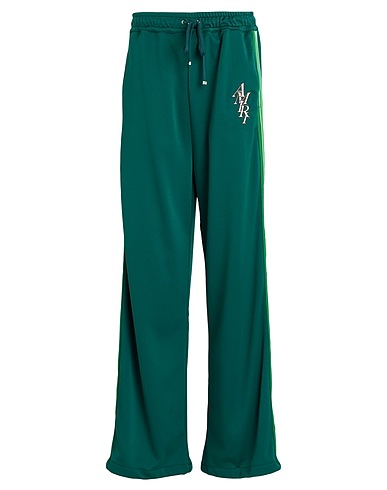 AMIRI Casual trouser Dark green 100% Polyester