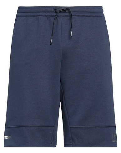 EA7 Shorts & Bermuda Navy blue 55% Polyester, 45% Cotton