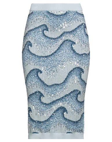 AMIRI Midi skirt Blue 100% Wool