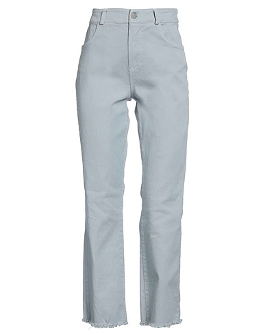 TENSIONE IN Bootcut Jeans Grey 97% Cotton, 3% Elastane