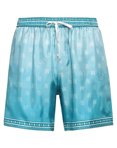 AMIRI Shorts & Bermuda Light blue 100% Silk