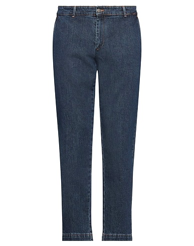 LIU •JO MAN Denim trousers Blue 98% Cotton, 2% Elastane