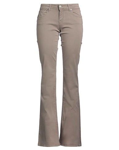 JACOB COHЁN Casual trouser Khaki 97% Cotton, 3% Elastane