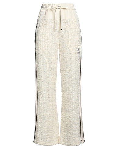 AMIRI Casual trouser Ivory 51% Synthetic fibers, 44% Cotton, 5% Linen