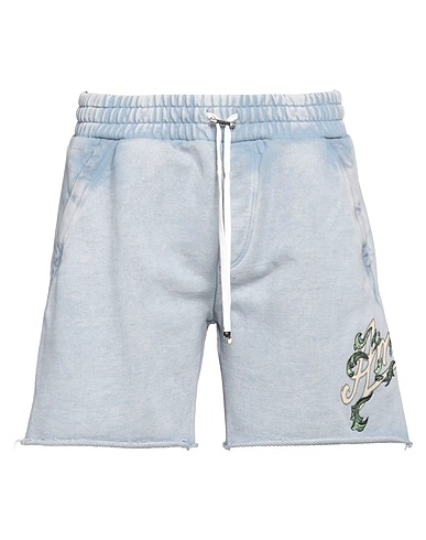 AMIRI Shorts & Bermuda Sky blue 100% Cotton