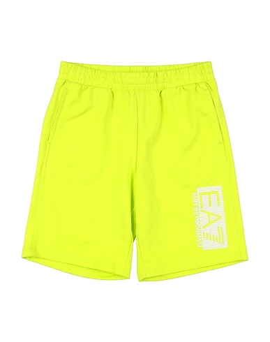 EA7 Shorts & Bermuda Lime green 100% Cotton
