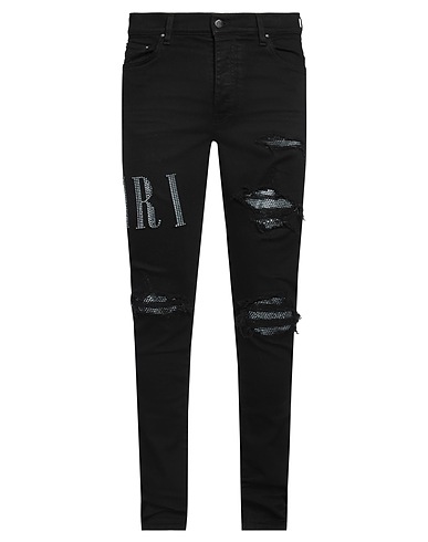AMIRI Denim pants Black 92% Cotton, 6% Elastomultiester, 2% Elastane