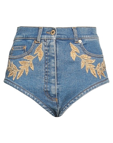 MOSCHINO Denim shorts Blue 100% Cotton