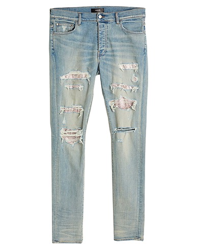 AMIRI Denim pants Blue 92% Cotton, 6% Elastomultiester, 2% Elastane
