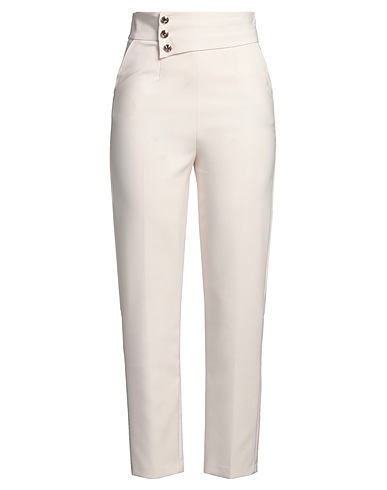 RELISH Pantalon Blanc cassé 88% Polyester, 12% Élasthanne