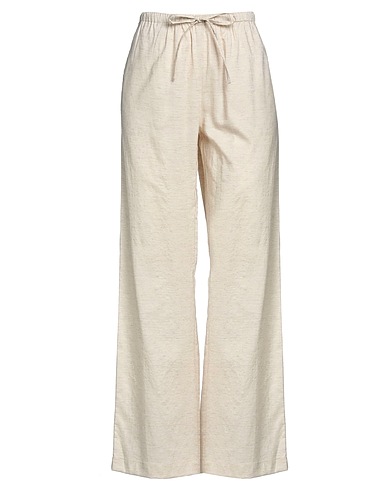 ONE AND OTHER Casual trouser Cream 50% Lyocell, 25% Viscose, 20% Linen, 5% Elastane