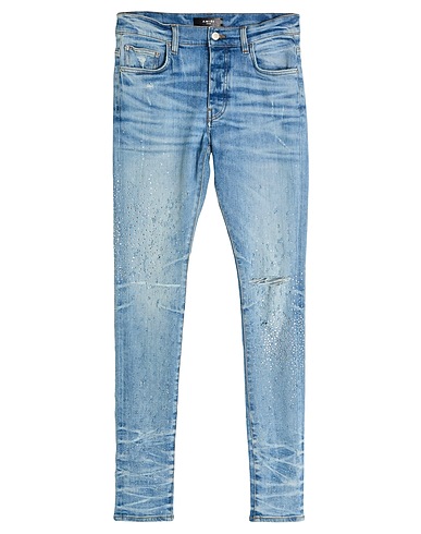AMIRI Denim trousers Blue 92% Cotton, 6% Elastomultiester, 2% Elastane