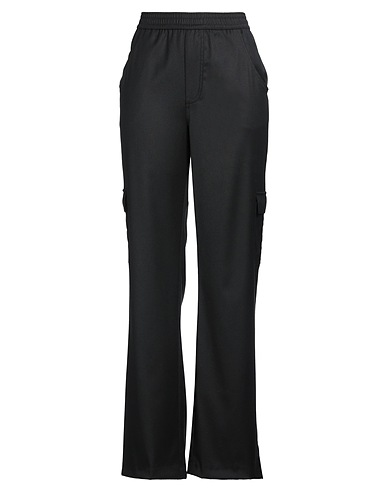 ERMANNO SCERVINO Casual trouser LIFE Black 55% Virgin Wool, 28% Polyester, 15% Viscose, 2% Elastane