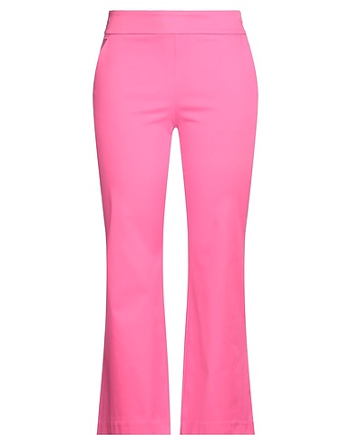 CARACTÈRE Casual trouser Fuchsia 97% Cotton, 3% Elastane