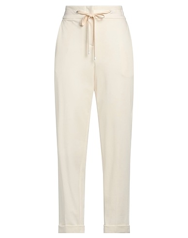 PESERICO Casual trouser Ivory 100% Cotton