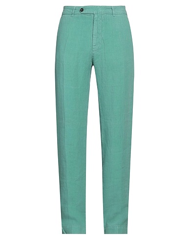 MASSIMO ALBA Pantalone Verde 100% Lino