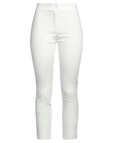 DANIELA DREI Pantalone Avorio 97% Cotone, 3% Fibre elastiche