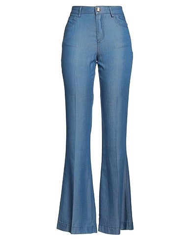 GAëLLE Paris Denim trousers Blue 100% Lyocell