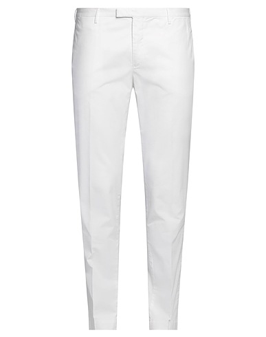 PT Torino Casual pants White 98% Cotton, 2% Elastane