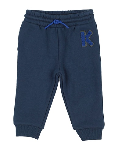 KENZO KIDS BOTTOMWEAR Navy blue 75% Cotton, 25% Polyester