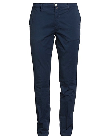 BARBATI Casual trouser Midnight blue 98% Cotton, 2% Elastane