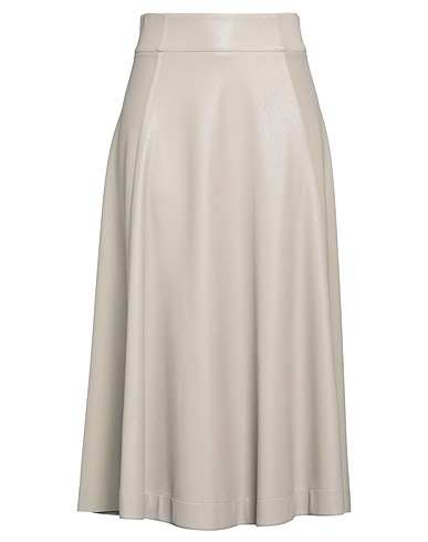 D.EXTERIOR Long skirt Grey 67% Viscose, 28% Polyamide, 5% Elastane, Polyurethane, Other Fibres
