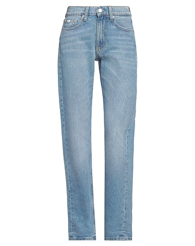 CALVIN KLEIN JEANS Denim trousers Blue 100% Cotton