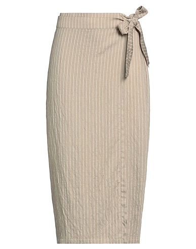 CARACTÈRE Midi skirt Sage green 61% Modal, 16% Polyamide, 16% Linen, 7% Polyester