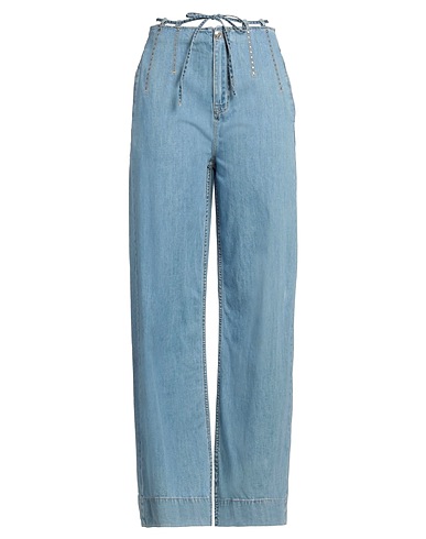 LIU •JO Denim pants Blue 100% Cotton