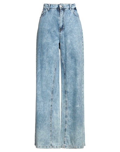 HAVEONE Denim trousers Blue 100% Cotton