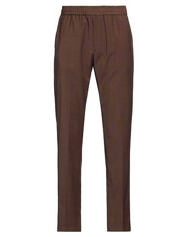 LIU •JO MAN Casual trouser Brown 54% Polyester, 44% Wool, 2% Elastane