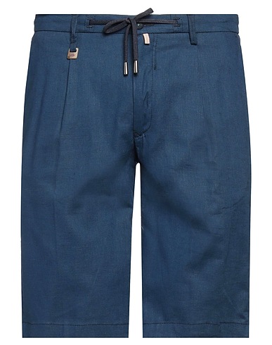 BARBATI Shorts & Bermuda Navy 100% Linen