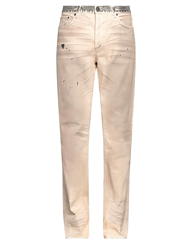 GALLERY DEPT. Denim trousers Beige 100% Cotton