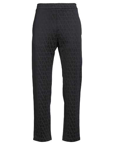 VALENTINO GARAVANI Casual pants Black 56% Polyamide, 44% Cotton