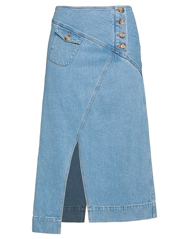 REJINA PYO Denim skirt Blue 100% Organic cotton