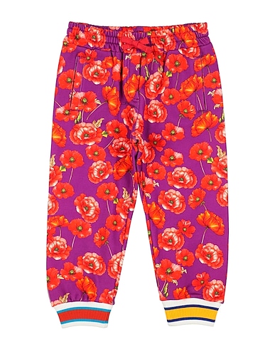 DOLCE&GABBANA Casual trouser PRUGNA 100% Cotton, Polyester, Elastane