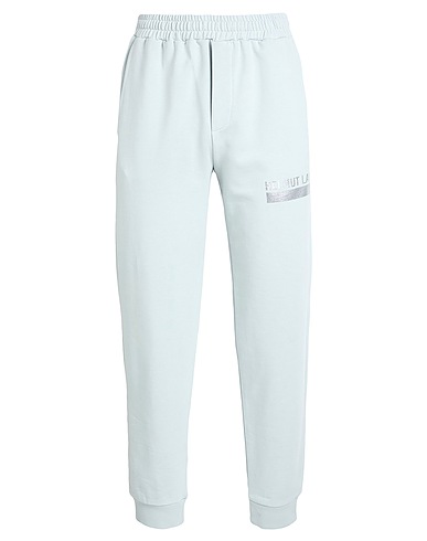 HELMUT LANG Casual trouser Sky blue 100% Cotton, Elastane