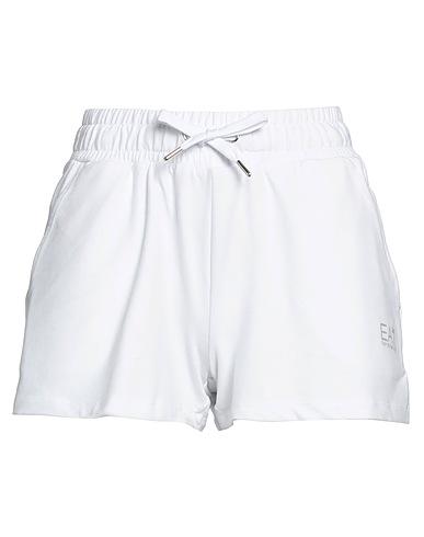 EA7 Shorts & Bermuda White 95% Cotton, 5% Elastane