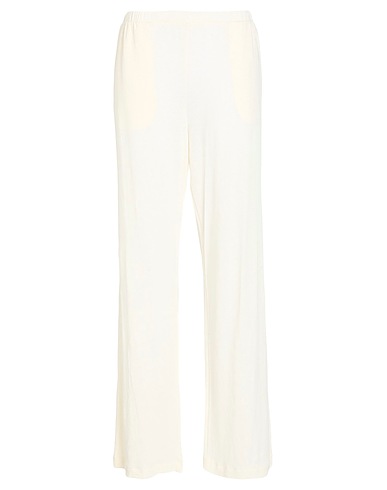 MAX MARA Casual pants LEISURE Ivory 95% Linen, 5% Elastane