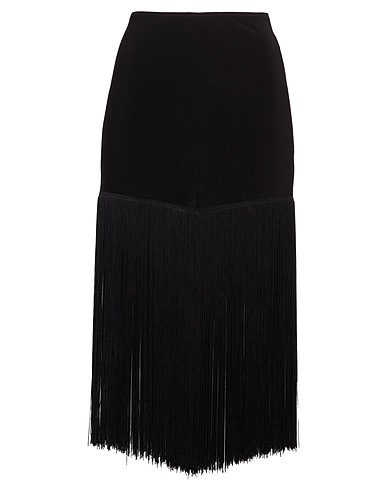 NORMA KAMALI Midi skirt Black 95% Polyester, 5% Elastane