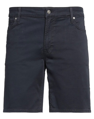 GUESS Shorts & Bermuda Navy 98% Cotton, 2% Elastane