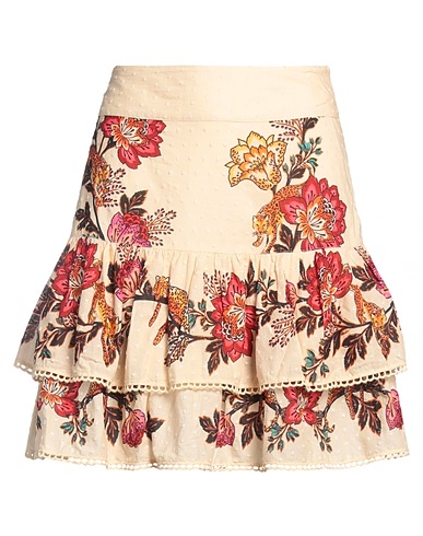 FARM RIO Mini skirt Sand 100% Cotton