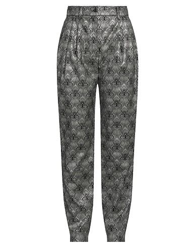 ALBERTA FERRETTI Casual trouser Black 57% Cotton, 33% Polyamide, 7% Polyester, 3% Elastane