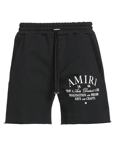AMIRI Shorts & Bermuda Black 100% Cotton