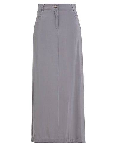 HAVEONE Maxi Skirts Grey 86% Rayon, 14% Polyamide