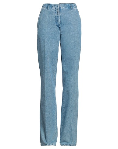 DRIES VAN NOTEN Denim pants Blue 100% Cotton