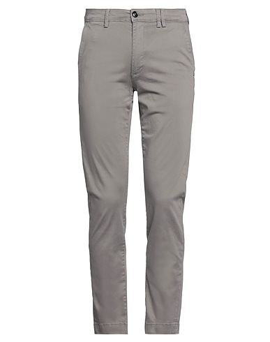 LIU •JO MAN Casual trouser Grey 98% Cotton, 2% Elastane