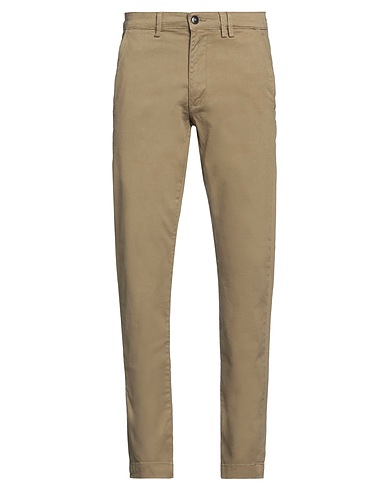 LIU •JO MAN Casual pants Khaki 98% Cotton, 2% Elastane